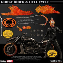Load image into Gallery viewer, INSTOCK Ghost Rider and Hell Cycle One:12 Collective Action Figure Set
