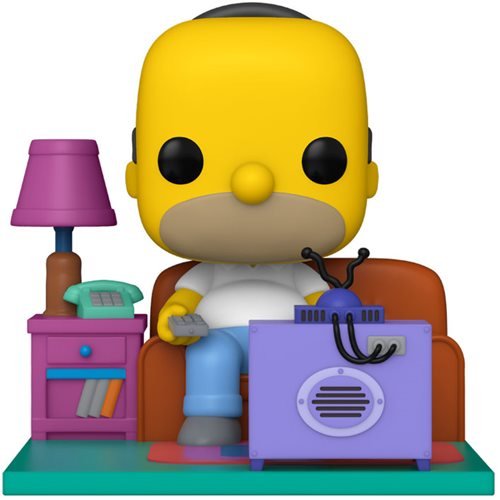 INSTOCK Simpsons Homer Watching TV Deluxe Funko Pop! Vinyl Figure