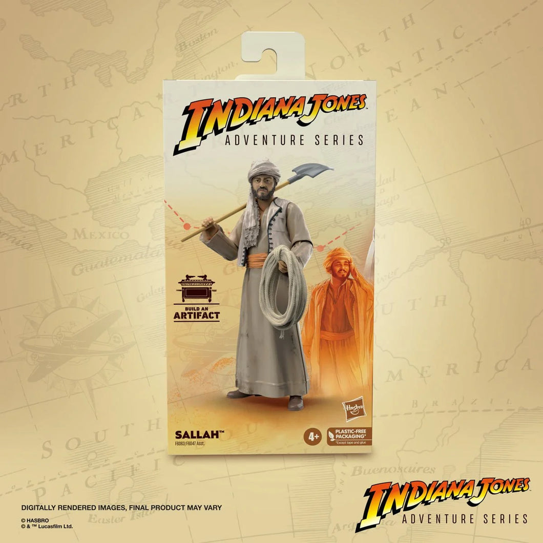 INSTOCK Indiana Jones Adventure Series Sallah 6-Inch Action Figure