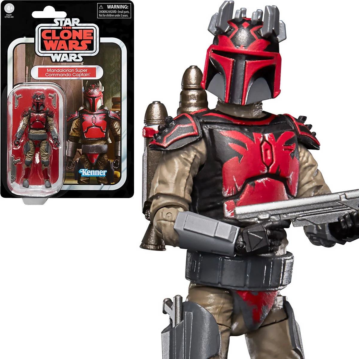 INSTOCK STAR WARS VINTAGE COLLECTION - MANDALORIAN SUPER COMMANDO CAPT ...