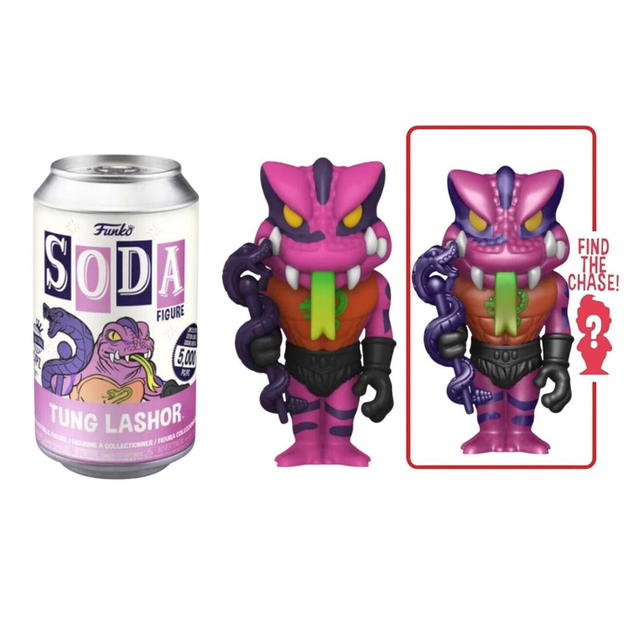 INSTOCK MOTU Tung Lashor Vinyl Funko Pop Soda Figure